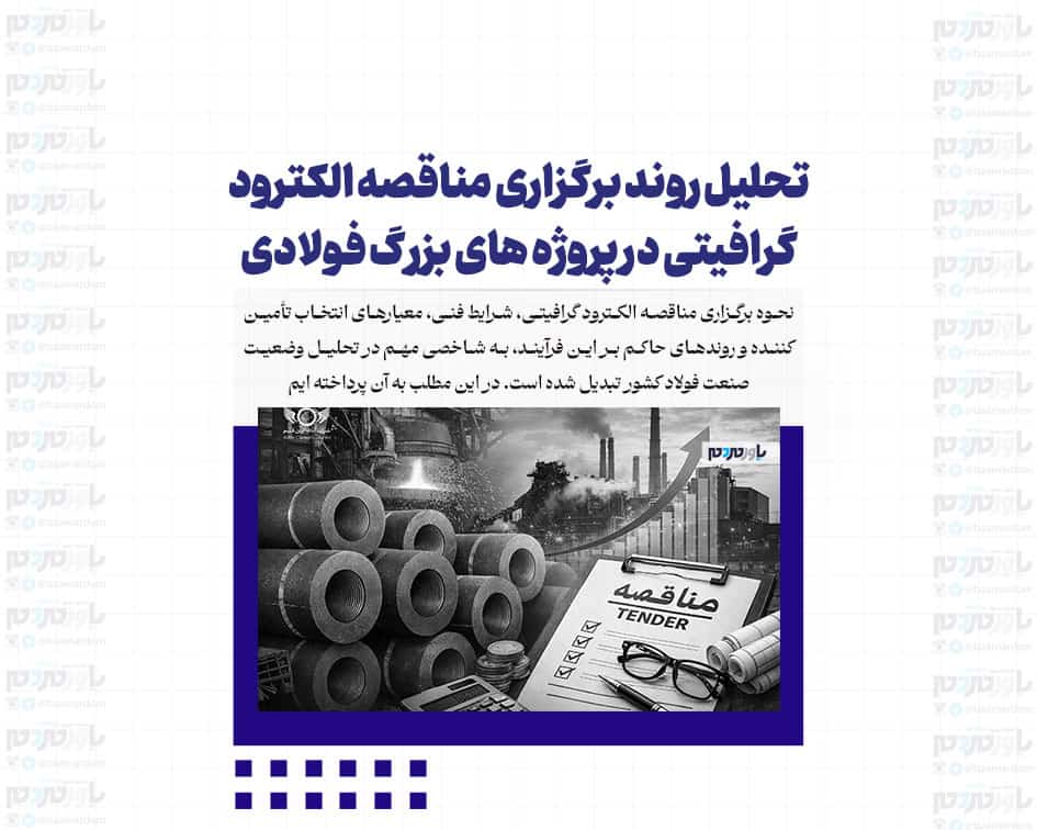 تحلیل روند برگزاری مناقصه الکترود گرافیتی در پروژه های بزرگ فولادی