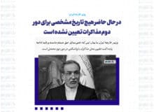در حال حاضر هیچ تاریخ مشخصی برای دور دوم مذاکرات تعیین نشده است/ ممکن است مکان مذاکرات در دور دوم تغییر کند