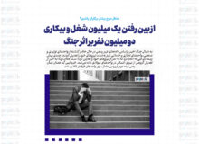 از بین رفتن یک میلیون شغل و بیکاری دو میلیون نفر بر اثر جنگ/ منتظر موج بیشتر بیکاران باشیم؟
