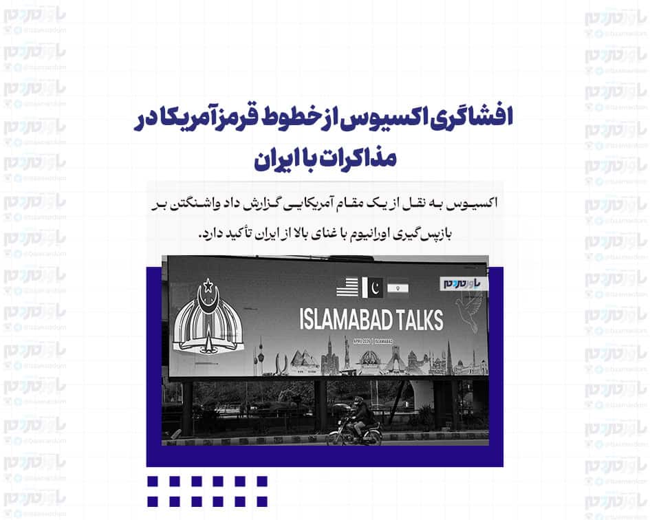 افشاگری اکسیوس از خطوط قرمز آمریکا در مذاکرات با ایران
