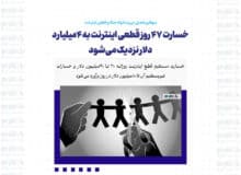 سونامی تعدیل نیرو با شوک جنگ و قطعی اینترنت/ خسارت ۴۷ روز قطعی اینترنت به ۴‌میلیارد دلار نزدیک می‌شود