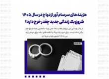 هزینه های سرسام آور ازدواج در سال ۱۴۰۵/ شروع یک زندگی جدید چقدر خرج دارد؟