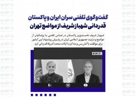 گفت‌وگوی تلفنی سران ایران و پاکستان/ قدردانی شهباز شریف از مواضع تهران