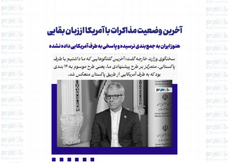 هنوز ایران به جمع‌بندی نرسیده و پاسخی به طرف آمریکایی داده نشده/ بر اساس نتایج تبادل پیام‌ها، درباره گام بعدی تصمیم‌گیری می‌شود