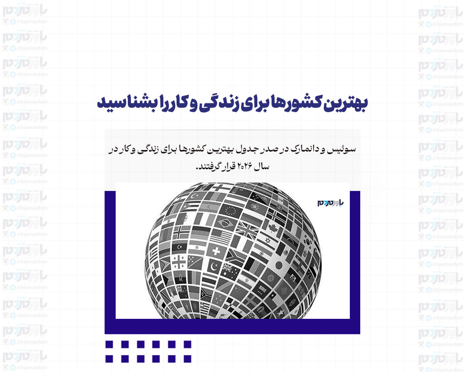 بهترین کشورها برای زندگی و کار را بشناسید + اینفوگرافیک