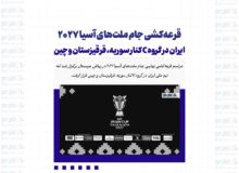 قرعه‌کشی جام ملت‌های آسیا ۲۰۲۷/ ایران در گروه C کنار سوریه، قرقیزستان و چین